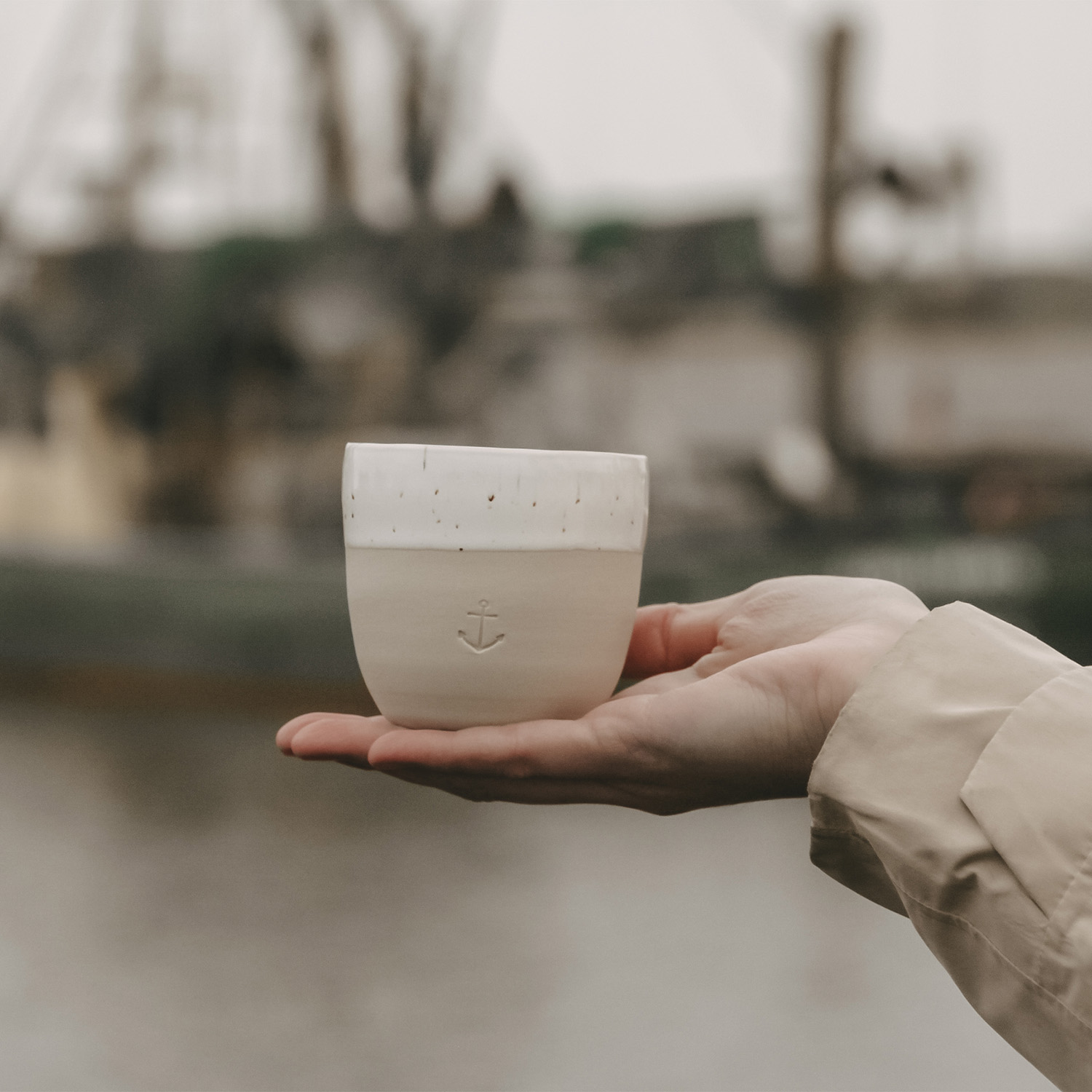 limitierter kleiner Eulenschnitt Becher Anker