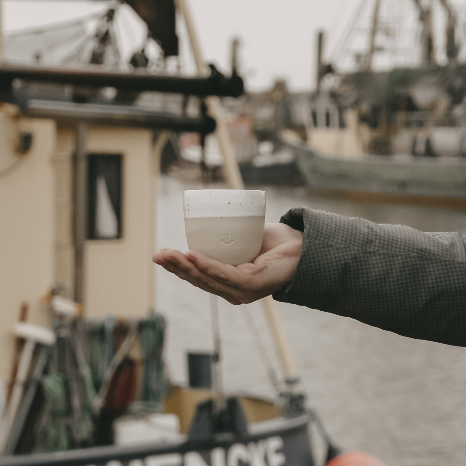 limitierter kleiner Eulenschnitt Becher Anker