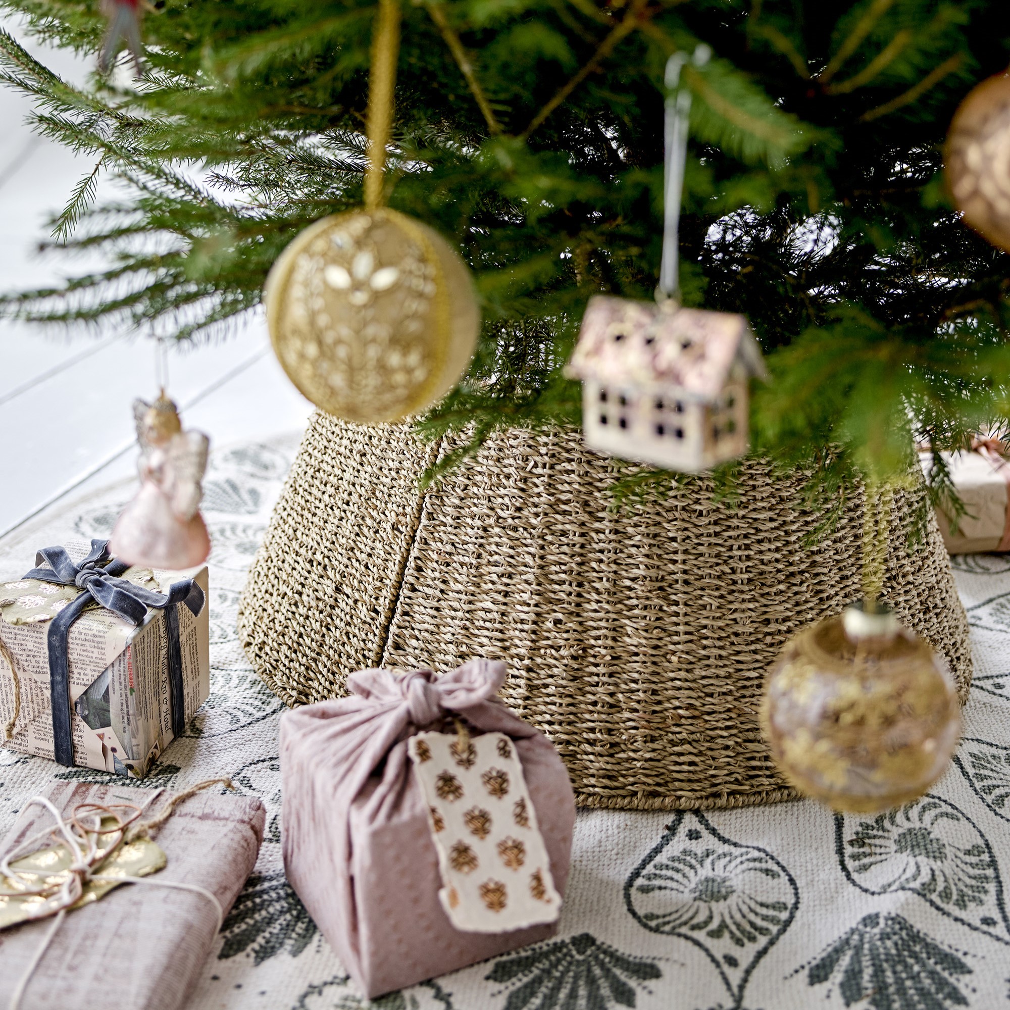 Abdeckung für Christbaumständer dreiteilig